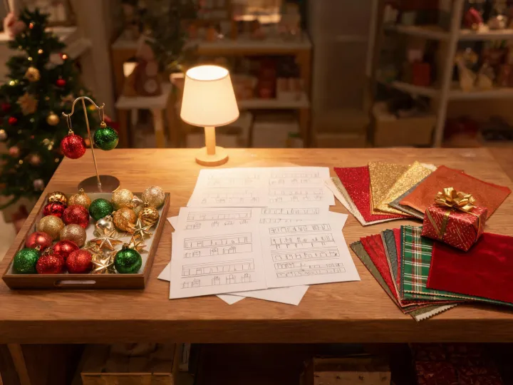 Holiday retail display planning
