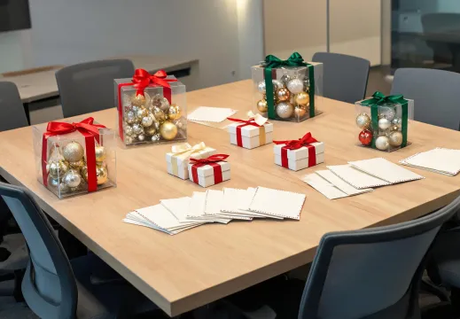 Corporate holiday gift selection