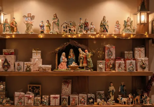 Specialty boutique collectible shelf