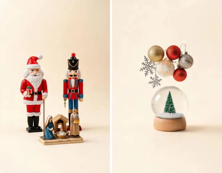 Kurt Adler ornaments and figurines catalog spread